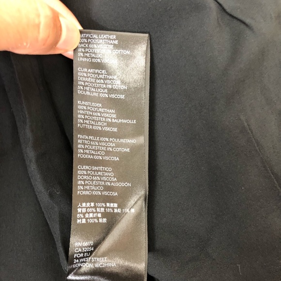 Free People Payton Paperbag MiniSkirt Faux Leather - Picture 11 of 11